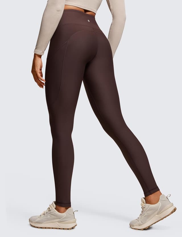 Detalle 2 de Leggings thermiques CRZ YOGA femme à taille haute avec doublure polaire et poches