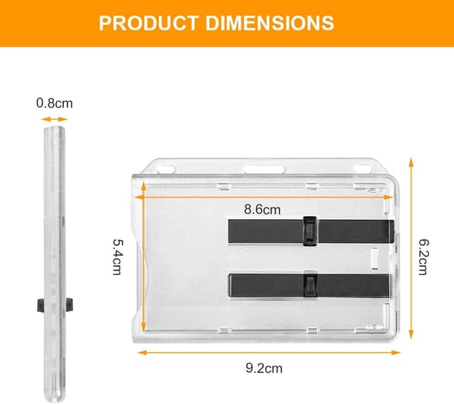 Detalle 2 de Vicloon porte-carte double 2 badges