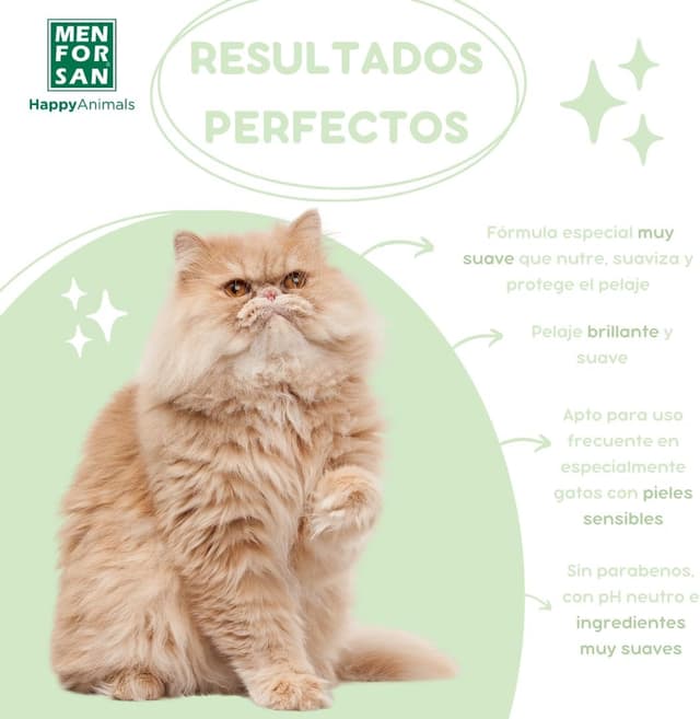 Thumbnail 4 de MENFORSAN Mildes Bio-Katzenshampoo 300 ml 🐱