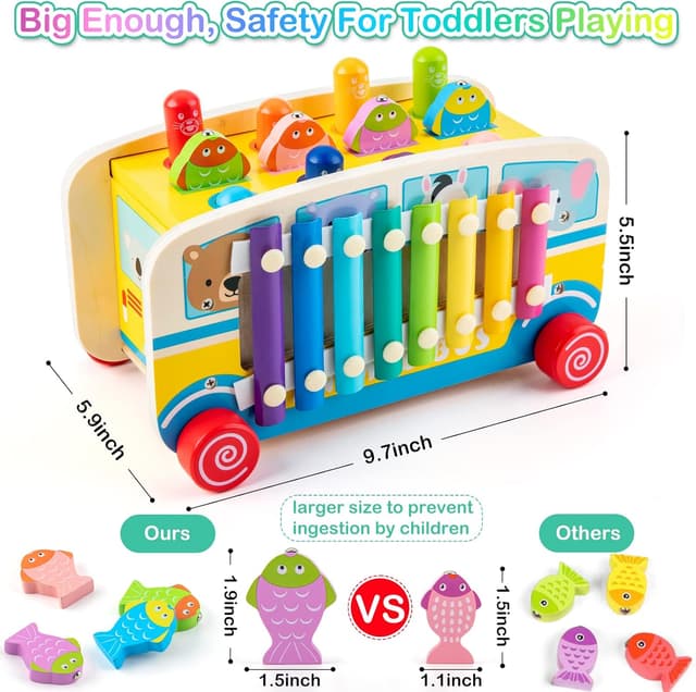 Thumbnail 5 de Sundaymot Giochi Montessori 4 in 1 per bambini 3–6 anni