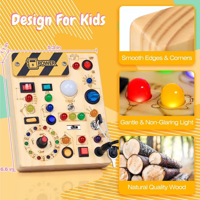 Thumbnail 5 de HarVow Busy Board 6.7in LED 🧩