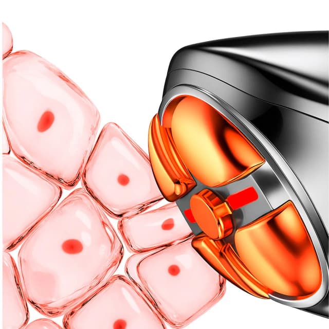 Detalle 1 de Drakefor DKF-STAR PLATE LUXE: dispositivo de belleza RF + EMS + electroporación + fotón LED + vibración