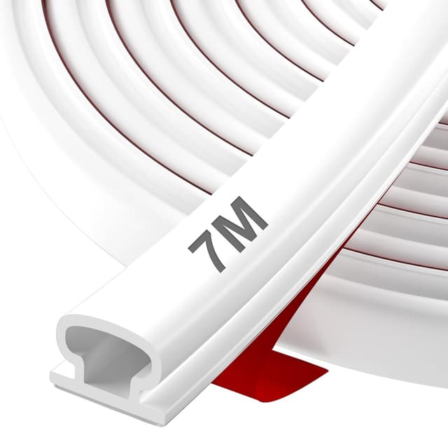 Detalle de Hzetuu guarnizione adesiva per finestre e porte 7 m bianco
