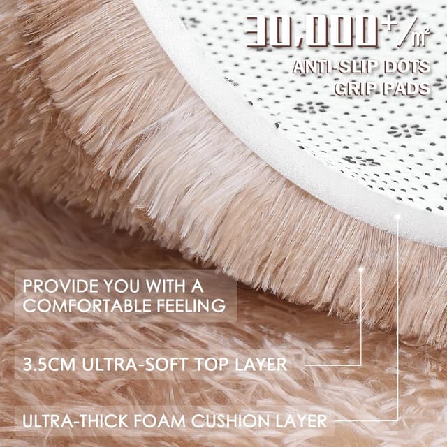 Detalle de smiry Hochflor Teppich 240 x 340 cm