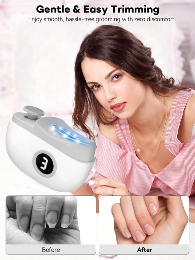 Detalle 1 de Tagliaunghie Elettrico 3 in 1 400 mAh