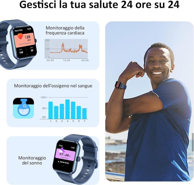 Thumbnail 2 de Blackview Orologio Smartwatch Uomo 1,85