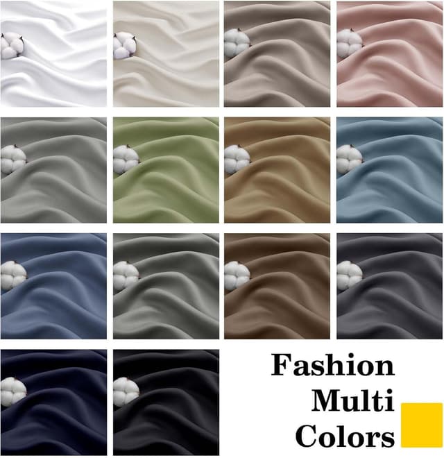 Thumbnail 6 de WelvetBLK Navy Blue Blackout Curtains 63" 🪟