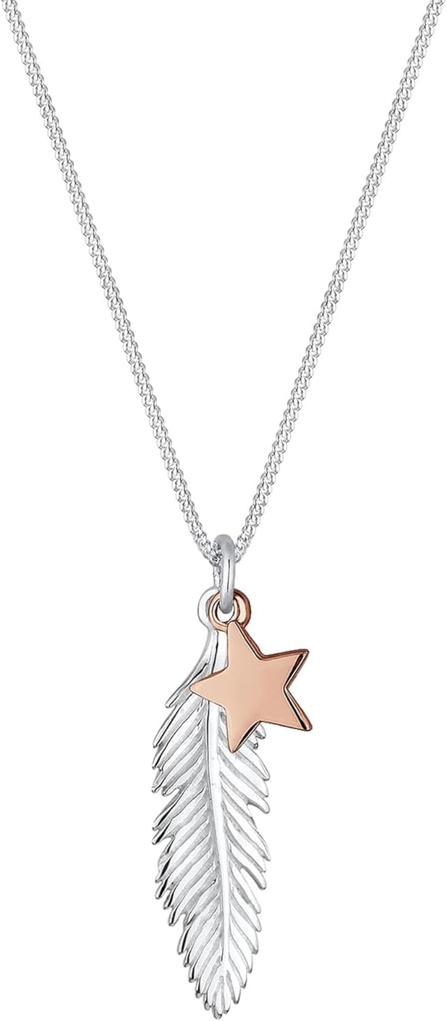 Detalle de Elli Halskette Feder Stern 45 cm