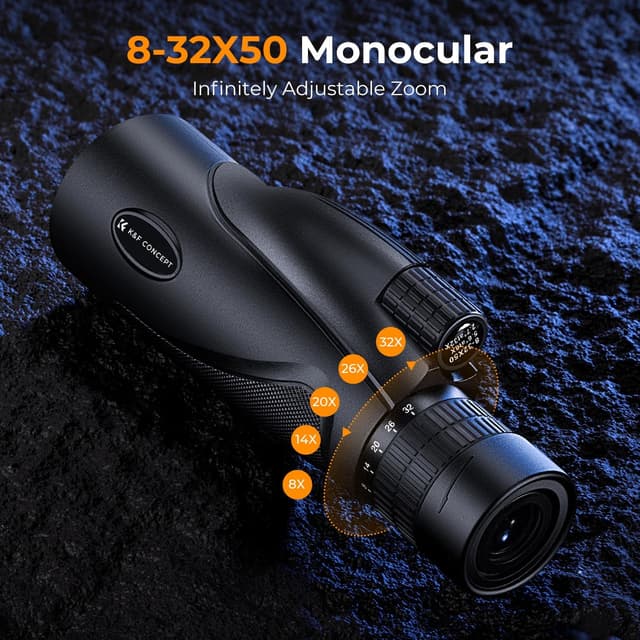 Thumbnail 1 de K&F Concept 8–32×50 Monokular Zoom für Vogelbeobachtung 🔭