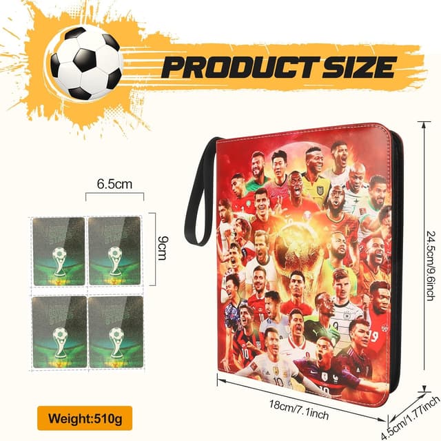 Detalle de Football Karten Sammelalbum für bis zu 400