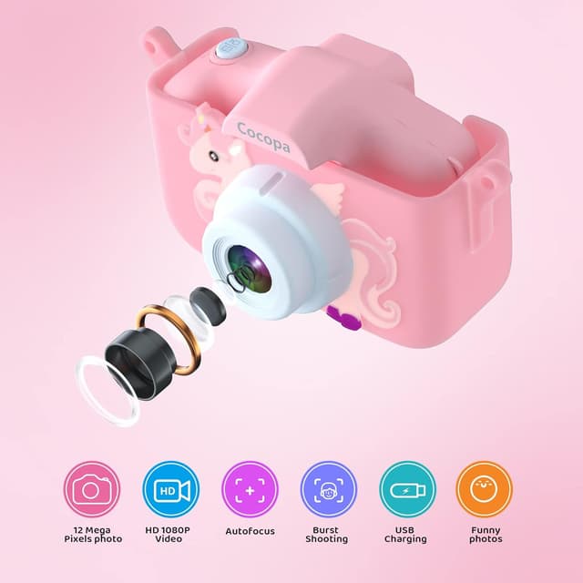 Thumbnail 3 de Cocopa Kids Camera 1080P with 32GB SD