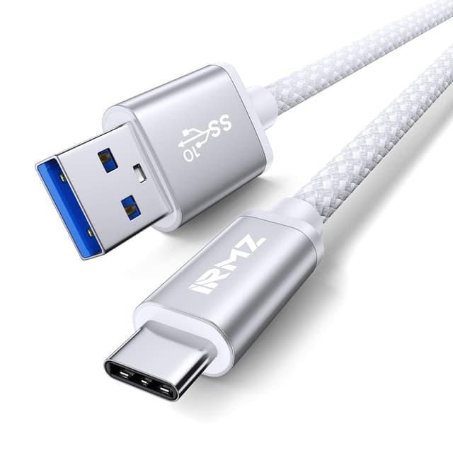 Thumbnail 6 de USB-C Data Cable 6ft (USB 3.1 Gen 2) 10Gbps USB-A to USB-C for iPhone, Galaxy, Android Auto, and Portable SSDs