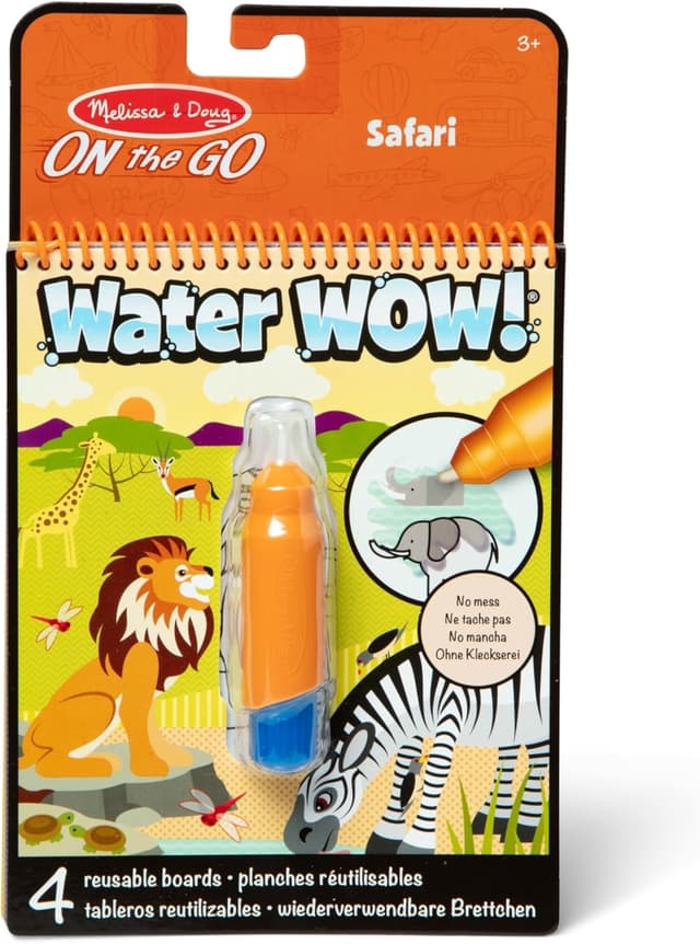 Detalle de Melissa & Doug Water Wow Safari Buch ab 3