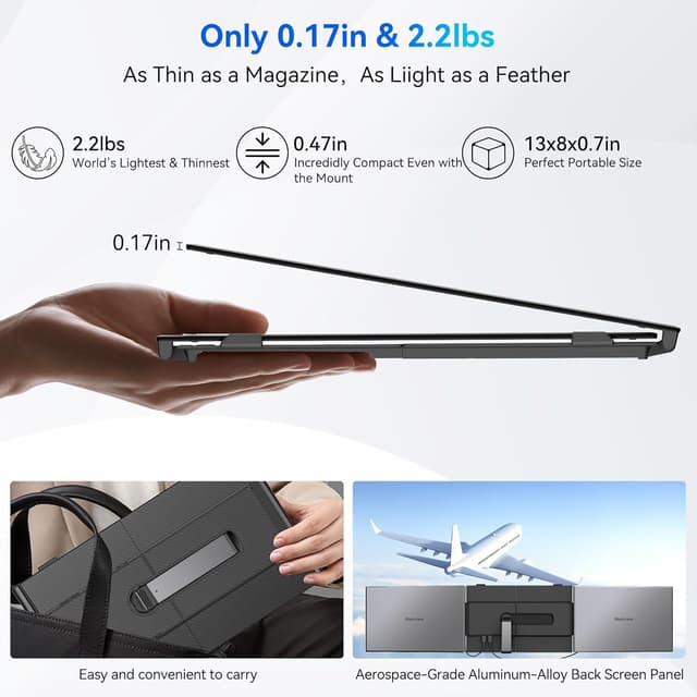 Detalle 2 de Blackview DCM6 14" Portable Monitor