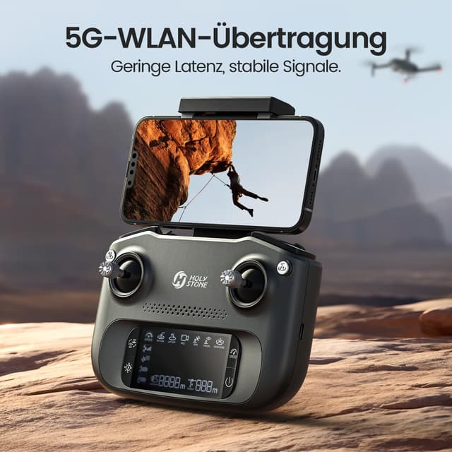 Detalle de Holy Stone HS175G GPS-Drohne mit 4K EIS Kamera, Follow Me und bis zu 60 Min Flugzeit (unter 249 g, C0)