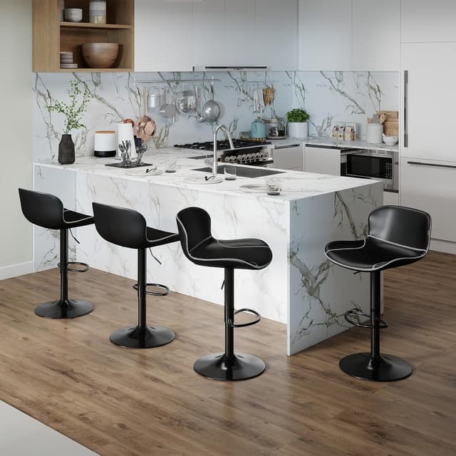 Detalle de Youhauchair Taburetes Altos de Cocina Juego 4