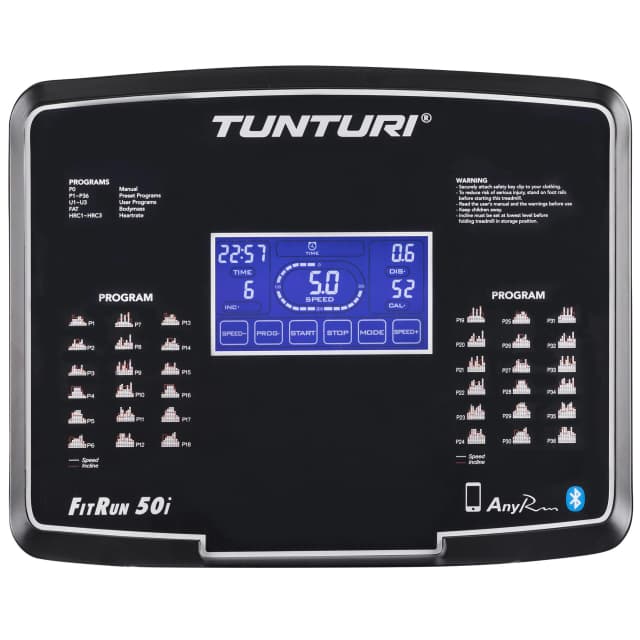 Thumbnail 2 de Tunturi FitRun 50i cinta de correr 44 programas 5'