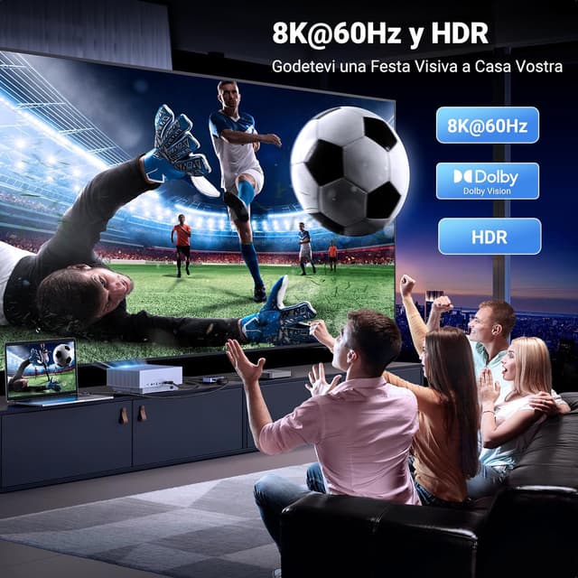 Detalle 2 de UGREEN Switch HDMI 2.1 8K a 60Hz 2x1