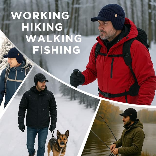 Thumbnail 5 de TOP-EX DryKnit Waterproof Beanie 80%