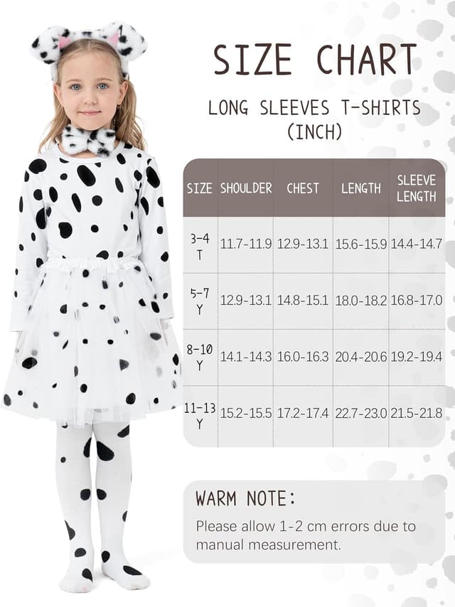 Thumbnail 5 de FancyFun Dalmatian Costume, 4 sizes ðŸŽ