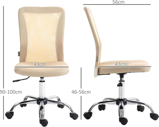 Detalle de Vinsetto chaise de bureau 46 à 56 cm