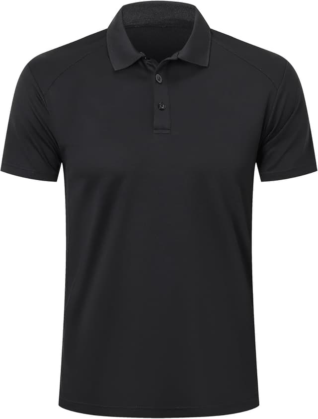 Thumbnail 6 de ZENGVEE men’s polo shirts (1 or 5 pack) — breathable quick-dry moisture-wicking workout & golf tops