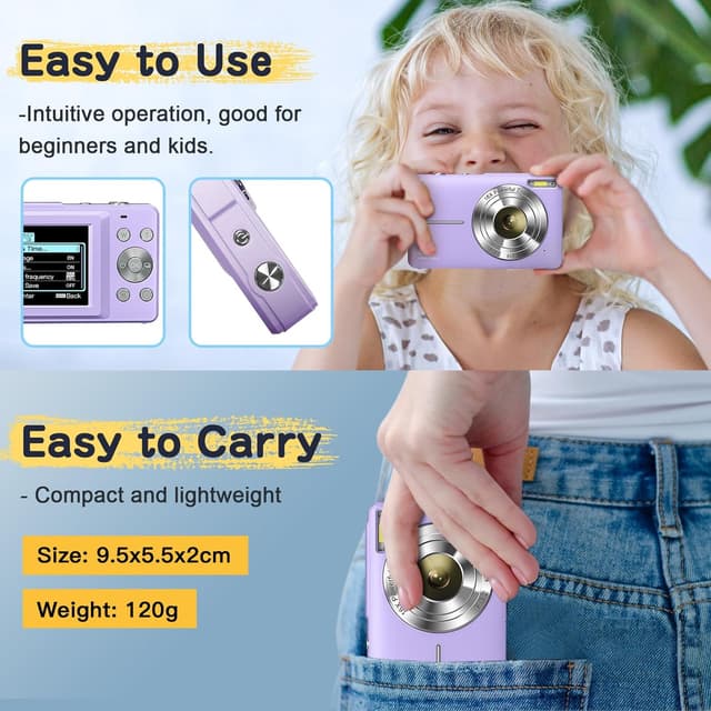 Thumbnail 6 de Digitalkamera 44MP FHD 1080P mit 32GB Karte