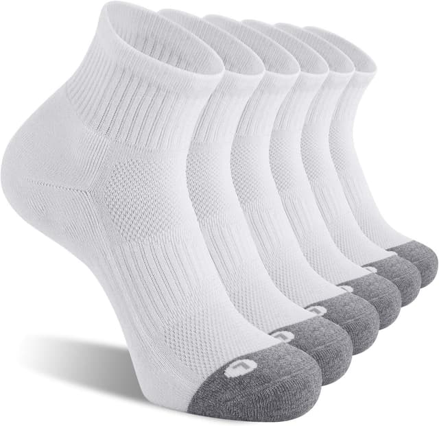 Imagen de FITRELL 6 Pack Men's Athletic Ankle Socks — Cushioned Pack en OfertitasTOP