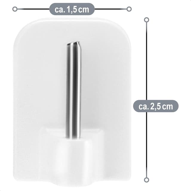 Thumbnail 5 de com-four 12 crochets à rideaux autocollants 🪟