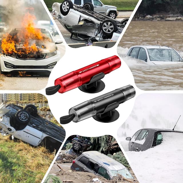 Detalle 2 de ROELLY 2 Pezzi Martello Emergenza Auto