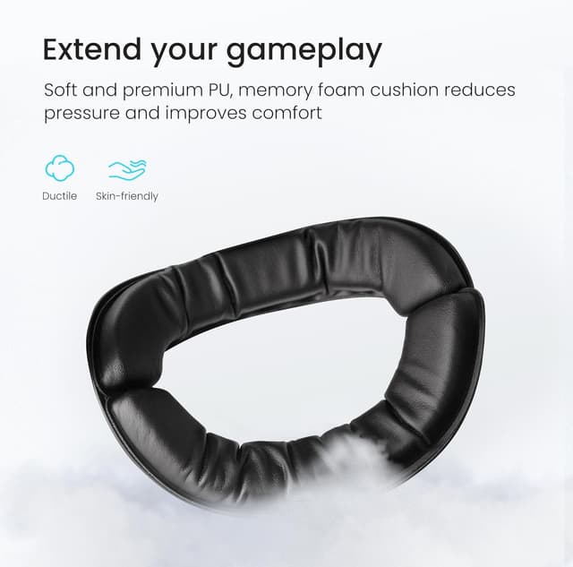 Detalle de KIWI design SPC cinturino con batteria per Meta Quest 3S/3 con ricarica a punto singolo (dock verticale RGB)