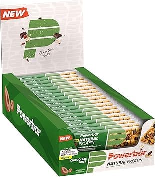 Imagen de Powerbar Natural Protein Chocolate Nuts 18x40g - Barras Veganas 🍫 en OfertitasTOP