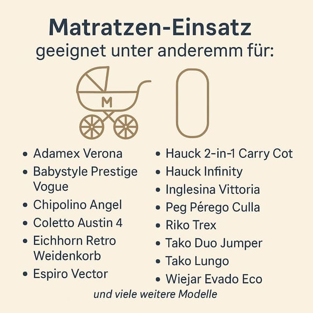 Thumbnail 6 de Stubenwagen Baby Matratzen 75x35 cm