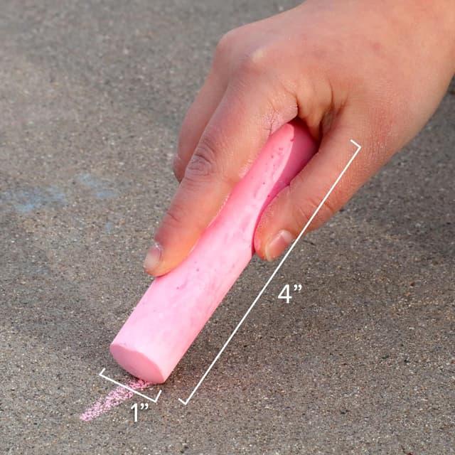 Detalle 2 de Kid Made Modern Non-Toxic Sidewalk Chalk Bucket (24 Count) — Washable Colored Chalk for Kids’ Outdoor Play