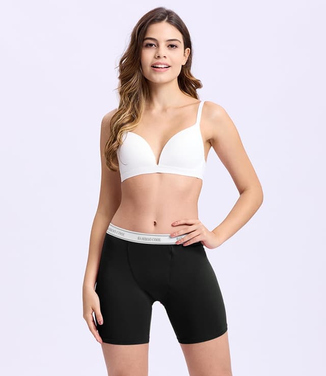 Thumbnail 1 de BAMBOO COOL Womens BoyShorts 5-Pack