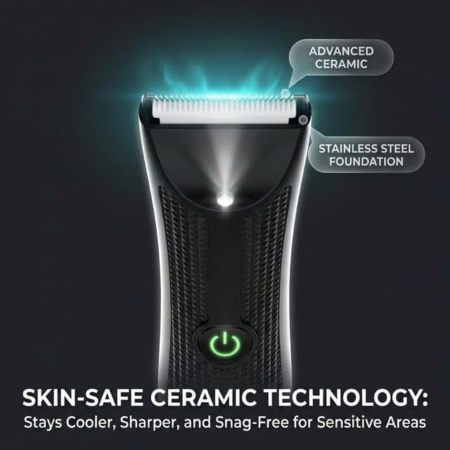 Detalle 2 de Vexloria Pubic & Body Hair Trimmer 1️⃣🪒