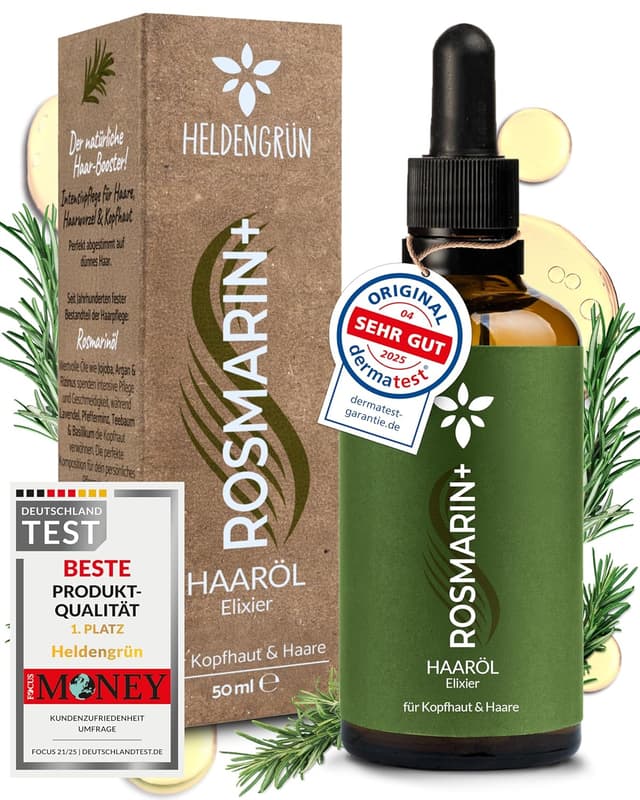 Detalle de Heldengrün Rosmarin+ Haaröl hochdosiert