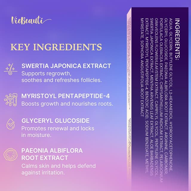 Detalle de VieBeauti Eyebrow Growth Serum (3 mL) for Longer, Fuller, Thicker-Looking Brows