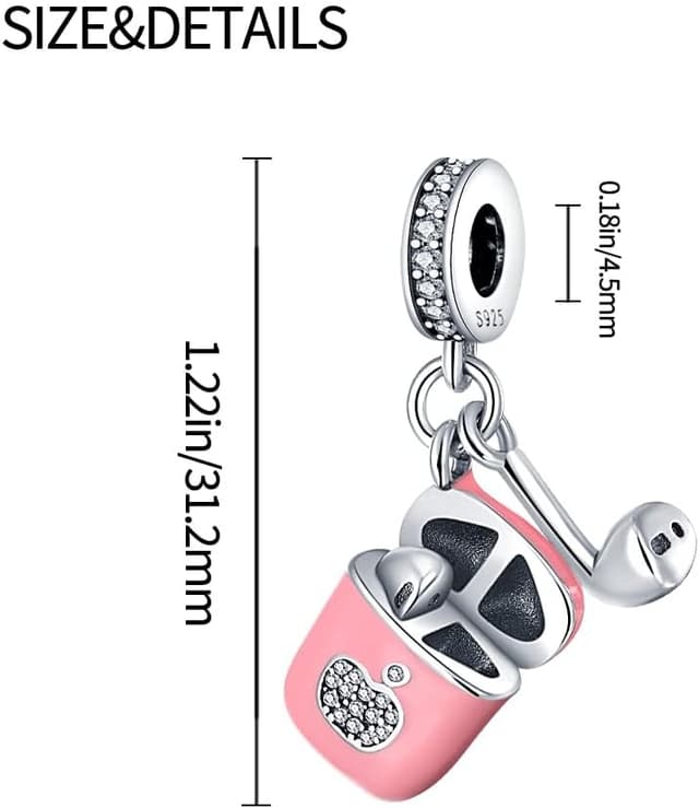 Detalle 2 de Pandach Charm Bead Argento Ciondolo