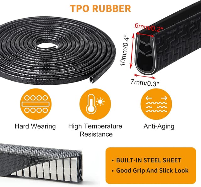 Thumbnail 1 de Car Door Edge Guard Protector Strip 10m