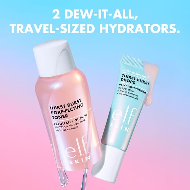 Detalle de e.l.f. SKIN Thirst Burst Dew-O Set für Reise