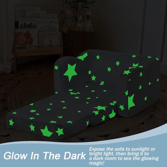 Detalle de Kids couch sofa bed 2-in-1