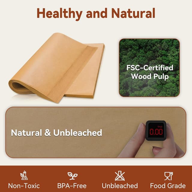 Thumbnail 1 de 200 Pcs Parchment Paper Sheets 12 x 16 for Baking 🍽