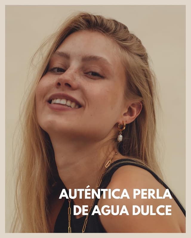 Thumbnail 4 de Pendientes Perla colgante 13,7 mm