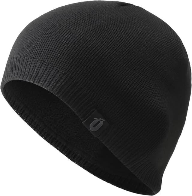 Detalle de Warme Strickmütze mit Doppel-Layer für Winter