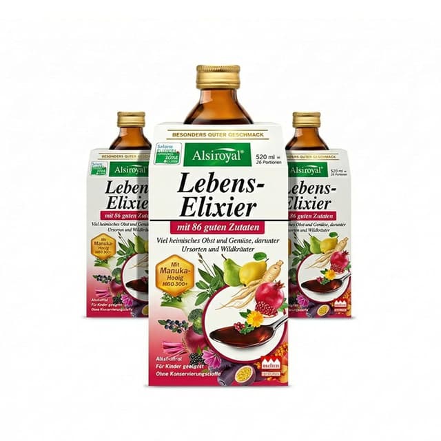Thumbnail 4 de Alsiroyal Lebens-Elixier 520 ml MikronĂ€hrstoff-Drink đ§