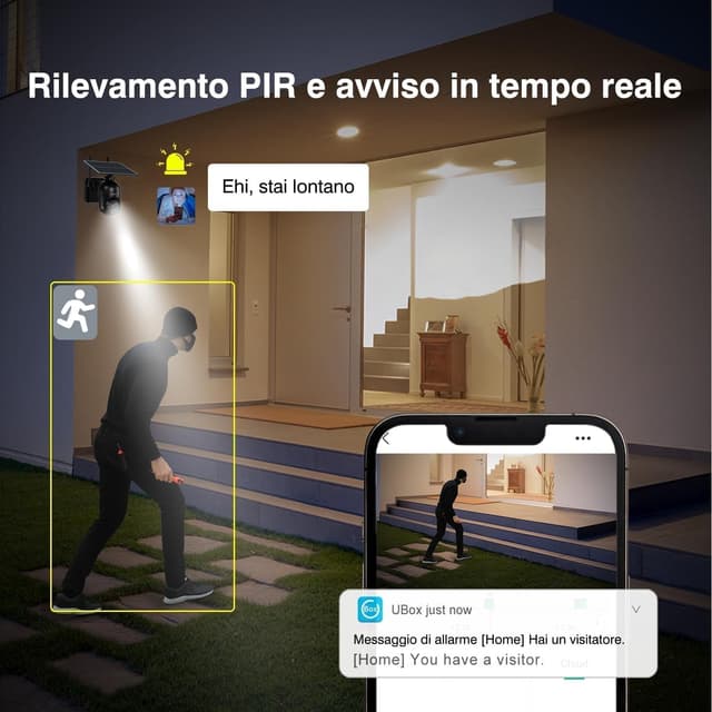 Thumbnail 4 de Xega Telecamera Solare 2K PTZ 355°/95° per esterni