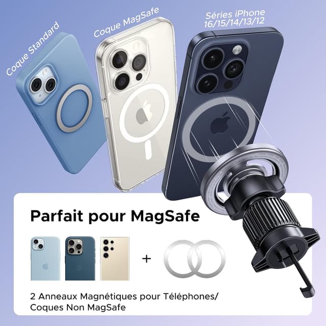 Thumbnail 6 de UGREEN Support Magnétique MagSafe pour iPhone 17 Pro Max (Gris)