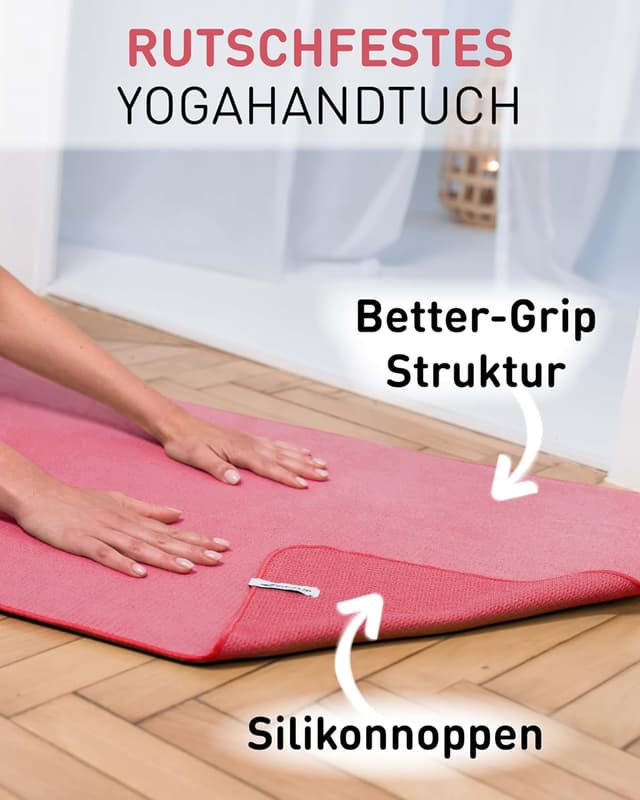 Detalle de Fit-Flip Yoga Handtuch 185 x 63 cm rutschfest