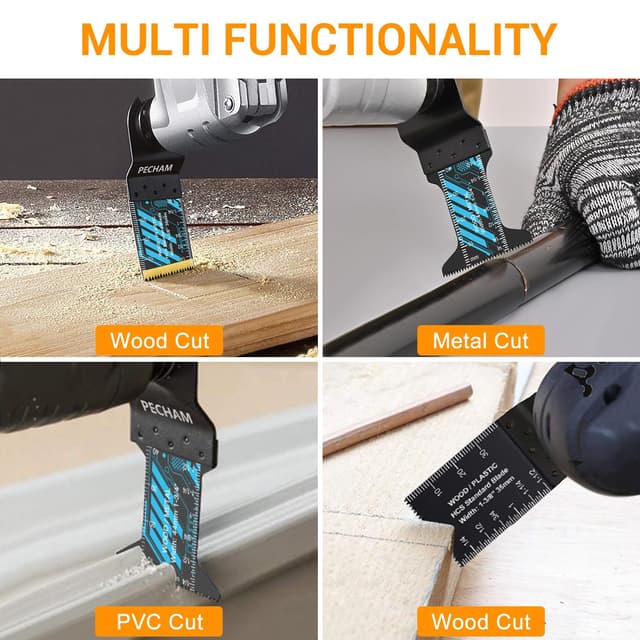 Thumbnail 5 de PECHAM Oscillating Saw Blades 34pcs